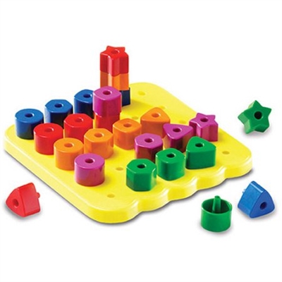 Learning Resources Stacking Shapes Pegboard